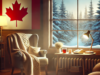 An Artwork depicting the cozy and safe inside of a Crisis Centre in Canada.